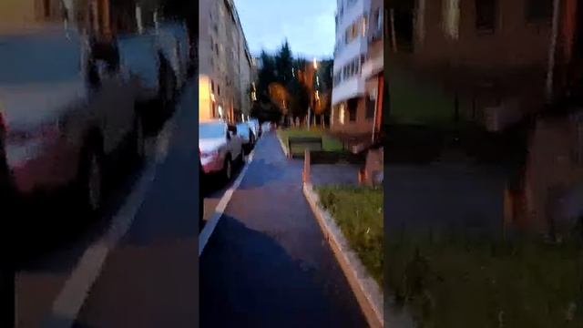 вечерняя небольшая прогулка по району