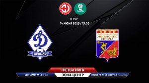 Динамо-Брянск-М (Брянск) - Университет спорта (Смоленская область)