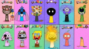 Спрунки или СПРУНКЕ - РЕМОНТ ПЕРСОНАЖА|Мультики про Спрунке