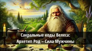 Сакральные коды Велеса: Архетип Род – Сила Мужчины – Активация Рода | Энергия, Чистка, Защита, Дар