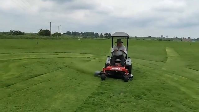 Газонокосилка тракторная 25 л с Косилка Нулевой пово? смотреть онлайн