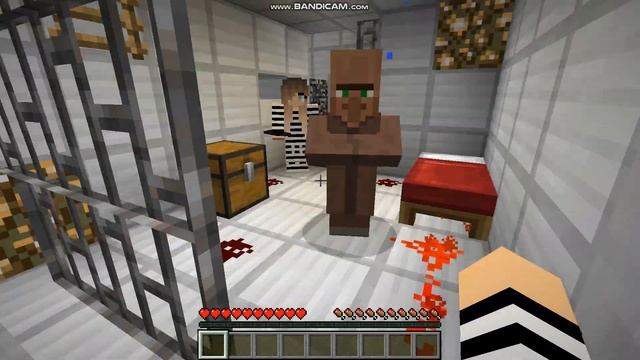 МЫ С ЖИТЕЛЯМИ СБЕЖАЛИ ИЗ ТЮРЬМЫ В МАЙНКРАФТ 100 ТРОЛЛИН