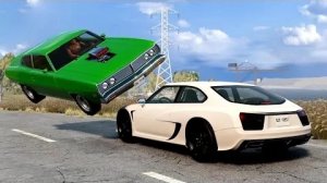 Автокатастрофы на высокой скорости #246 - BeamNG Drive