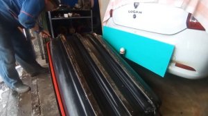 Ремонт корыта для мотобукса