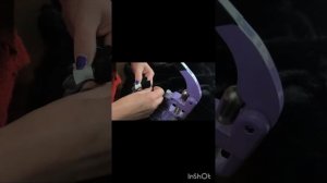 Установка люверсов на норковую шубу. Делаем кулиску.#ш