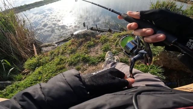 Ловля степного судака и окуня на реке Бейсуг. смотреть онлайн