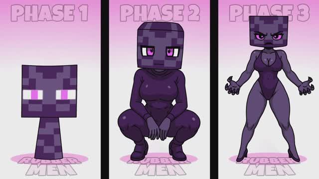 Спрунки Enderman но человек все фазы | сборка
