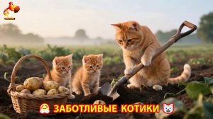 Заботливые котики спешат на помощь (74)