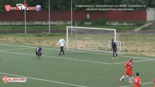 ПМФЛ - 30. коло (БОРЕЦ - СКОПЈЕ 1-0) Гол на Љума смотреть онлайн