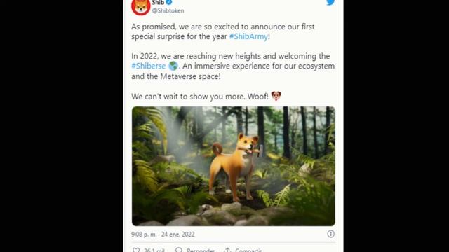 Shiba Inu объявляет о создании собственной метаверсии на ? смотреть онлайн