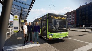 City Transport Simulator. Bus Man Lions city A21. Маршрут 281