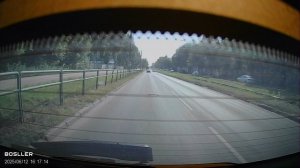 Пример записи видео BOSLLER Falcon Vision камеры заднего вида через тонировку 5%