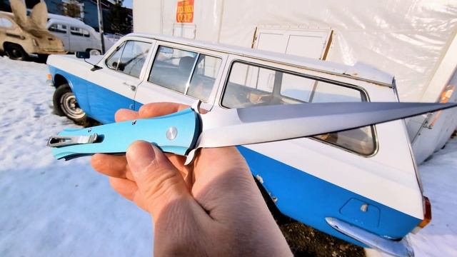 Нож Pro-Tech Rough Turquoise Large Don Enthusiants Exclusive USA смотреть онлайн