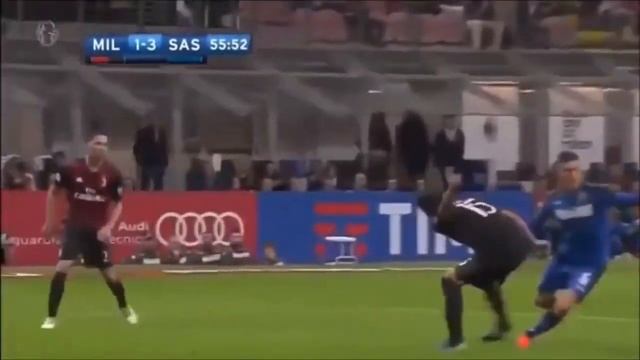 Милан - Сассуоло. Серия А. Лучший матч сезона смотреть онлайн