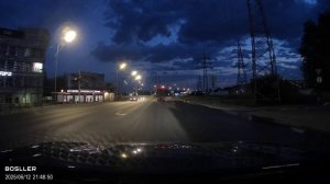 Пример записи видео BOSLLER Falcon Vision в темное время суток