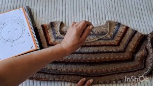 Вяжу джемпер   из носочной пряжи,реглан  сверху.