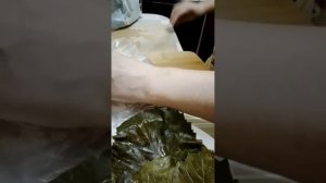 Долма .Очень быстрая Долма. Как закручивать долма.