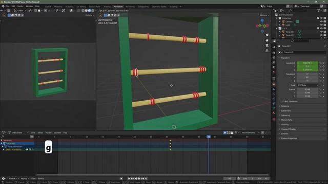 Blender. Завдання 2.7.3 (анімація рахівниці) смотреть онлайн