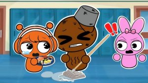 СПРУНКИ или СПРУНКЕ малыши атакуют | Sprunki мультфильм