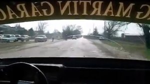 Шашки на дороге от первого лица ВАЗ 2108. Мощная ВАЗ 2108 в?