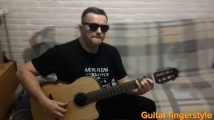 Про гитары. Yamaha NCX-1 ель+ Guitto GGP-04. "Gangsta's Paradise". "Pasadena". Финг