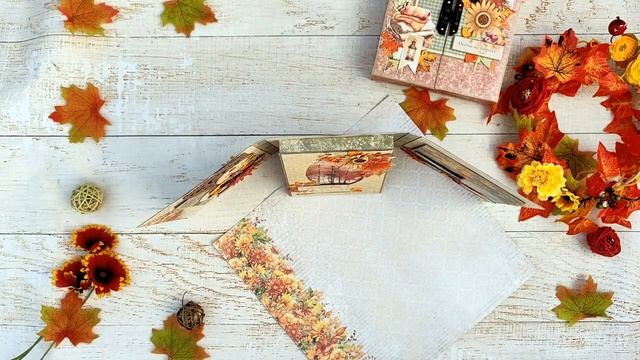 Альбом-фоторамка №252 "Осень на пороге"  в коробке смотреть онлайн