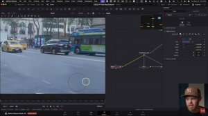 Клинап с использованием частотного разложения во вкладке [Fusion] в Davinci Resolve