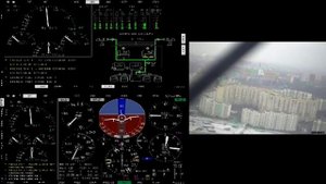 Посадка Ми-35 (испытательная модель) на авторотации