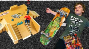 УПРАВЛЯЕМАЯ ФИГУРКА СКЕЙТЕРА И СКЕЙТПАРК ДЛЯ ФИНГЕРБОРДОВ/Omni Tech Action Figure Ryan Sheckler