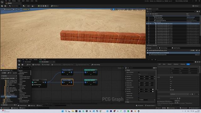 PCG  Splines в Unreal Engine 5.5 или Как сделать ИМБОВУЮ стену!