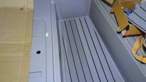 Неман 550 Neman Тюнинг ЧАСТЬ 14  ( палуба EVA тик, эхолот, амор?