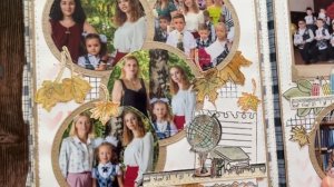 Школьный альбом»Мой первый класс,мой 1 В»/Скрапбукинг