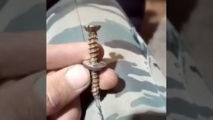 исправительный кровельный саморез. заделать дырку