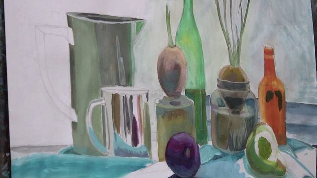 МАСТЕР-КЛАСС: ЛУК на ОКНЕ | ФУЗА и ДЫМКА | СТЕКЛО и предметы сквозь