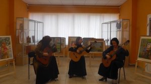 Д Ланфиесто.  Перуанский вальс исп. Семейное трио "Гарм