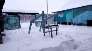 установка самодельного Куна на МТЗ.