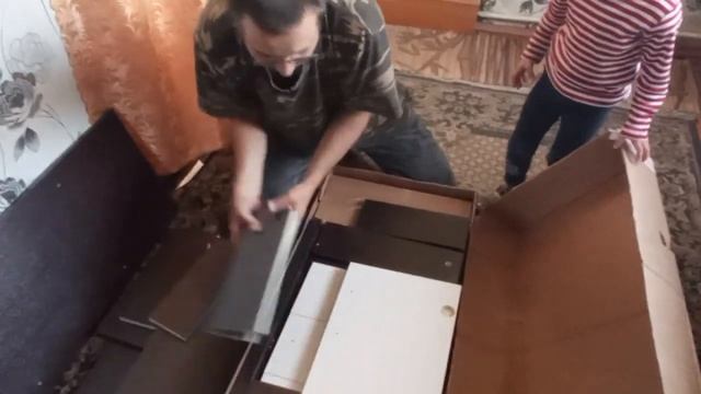 Распаковка   Тумба Памир София 1000 2Д