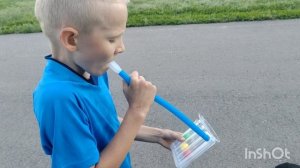 Беговой тест на ЖЕЛ. Работа на выдох. Част 2. Алексей 10 лет.