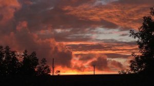 Июнь, вечер, очень красивые облака...