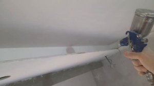 Вот как покрасить потолок с помощью компрессора. Краш?