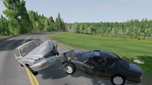 Реалистичные аварии в BeamNG.drive