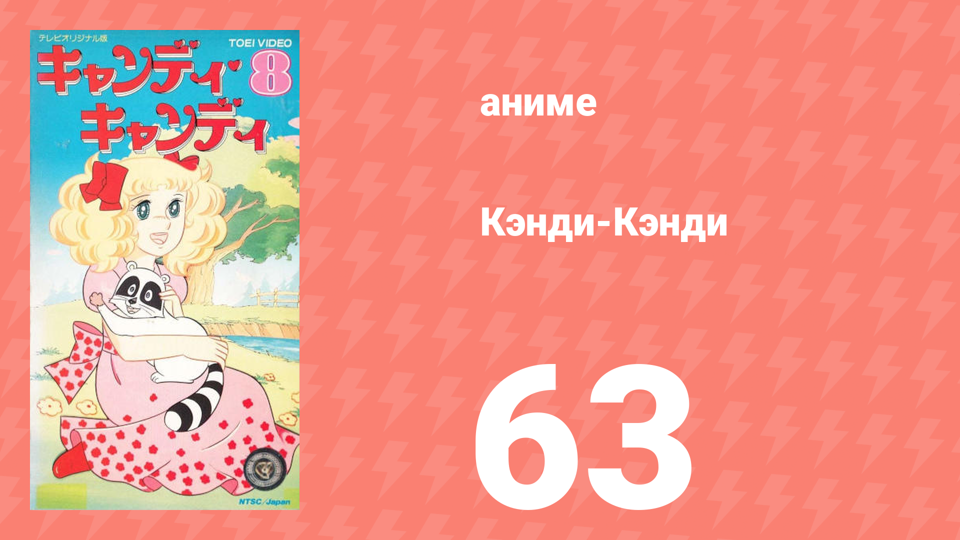 Кэнди-Кэнди 63 серия (аниме-сериал, 1976)