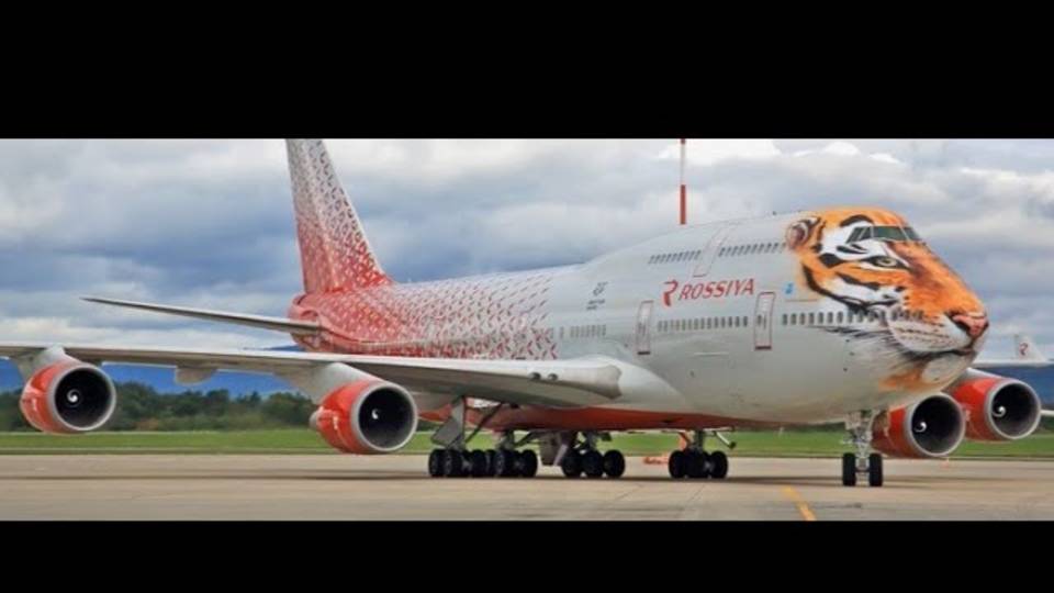 Полет Сочи-Москва на Boeing 747