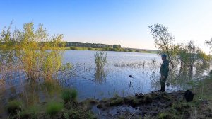 Рыбалка на озере с ЗОЛОТЫМИ КАРАСЯМИ