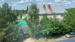The weather outside the window in our village: погода для речки