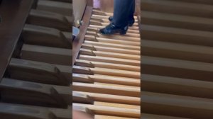 Виртуозная педаль или танцуя на инструменте (за органом). Видео Тимура Халиуллина