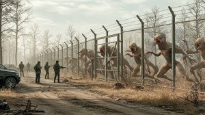 В этом городе, электрический забор — единственное, что удерживает этих смертоносных существ