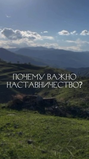 Почему важно наставничество?