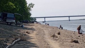 Река Уссури в районе Хабаровск-остров Уссурийский, июнь 2025 год