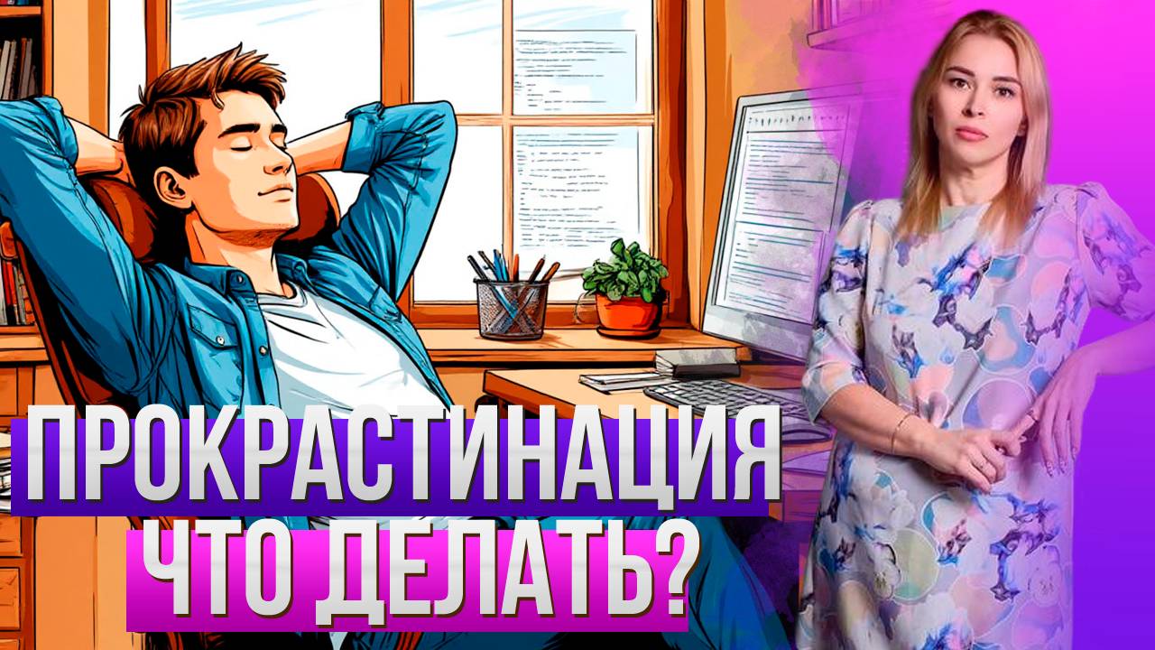 Прокрастинации! Что делать? Мнение психолога!